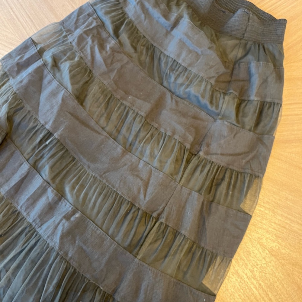 Gray Brown Skirt